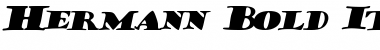 Download Hermann Bold Italic Font