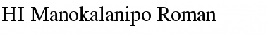 Download HI Manokalanipo Font