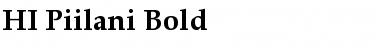 Download HI Piilani Bold Regular Font