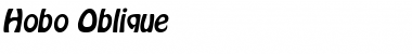 Download Hobo Oblique Font Title Preview