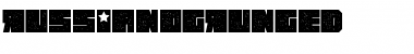 Download Russiano Grunged Regular Font Title Preview