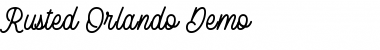 Download Rusted Orlando Demo Regular Font Title Preview
