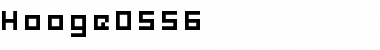 Download hooge 05_56 Font