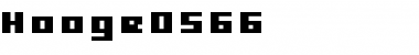 Download hooge 05_66 Font