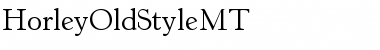 Download HorleyOldStyleMT Roman Font