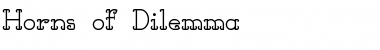 Download Horns of Dilemma Font