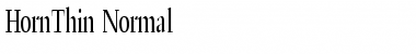 Download HornThin Normal Font Title Preview