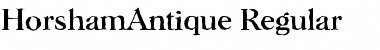 Download HorshamAntique Regular Font Title Preview