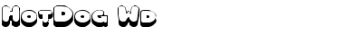 Download HotDog Wd Regular Font Title Preview