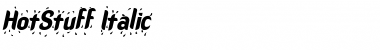 Download HotStuff Italic Font Title Preview