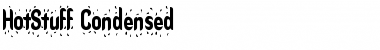 Download HotStuffCondensed Normal Font Title Preview