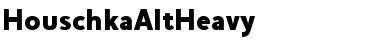 Download HouschkaAltHeavy Font