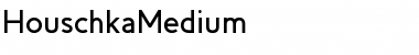 Download HouschkaMedium Regular Font