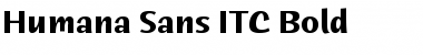 Download Humana Sans ITC Bold Font