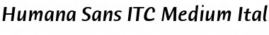 Download Humana Sans ITC Font