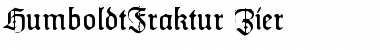 Download HumboldtFraktur Zier Regular Font