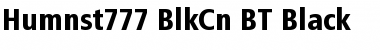 Download Humnst777 BlkCn BT Black Font