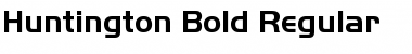 Download Huntington-Bold Regular Font