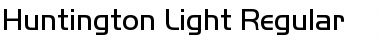 Download Huntington-Light Regular Font
