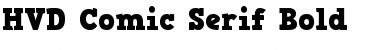 Download HVD Comic Serif Bold Font