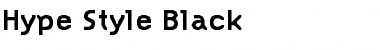 Download Hype Style Black Regular Font