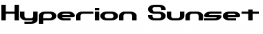 Download Hyperion Sunset (BRK) Regular Font