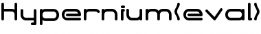 Download Hypernium(eval) Regular Font