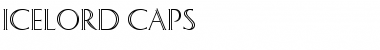 Download IceLord Caps Regular Font