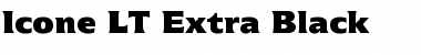 Download Icone LT ExtraBlack Regular Font