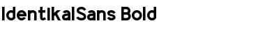 Download IdentikalSans Bold Font