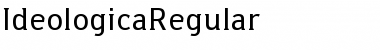 Download IdeologicaRegular Regular Font