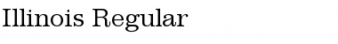 Download Illinois Regular Font Title Preview