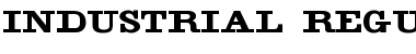 Download Industrial Regular Font Title Preview