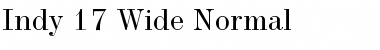 Download Indy 17 Wide Normal Font Title Preview