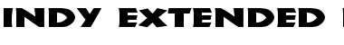 Download Indy Extended Normal Font Title Preview