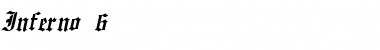 Download Inferno 6 Italic Font Title Preview