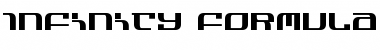 Download Infinity Formula Regular Font Title Preview