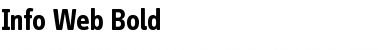 Download Info Web-Bold Regular Font Title Preview