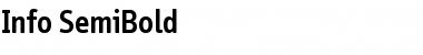 Download Info SemiBold Font Title Preview