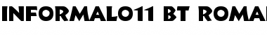 Download Informal011 BT Roman Font Title Preview
