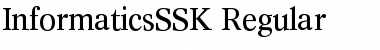 Download InformaticsSSK Regular Font Title Preview
