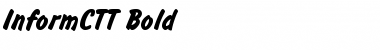 Download InformCTT Bold Font Title Preview