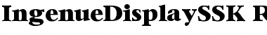 Download IngenueDisplaySSK Regular Font Title Preview