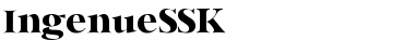 Download IngenueSSK Regular Font Title Preview