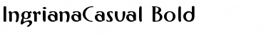 Download IngrianaCasual Bold Font Title Preview