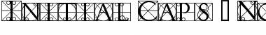 Download Initial Caps 3 Normal Font Title Preview