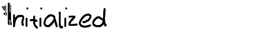 Download Initialized Regular Font Title Preview