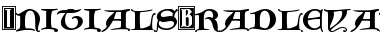 Download InitialsBradleyandCaxton Regular Font Title Preview