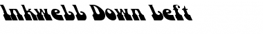 Download Inkwell Down Left Regular Font Title Preview