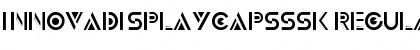 Download InnovaDisplayCapsSSK Regular Font Title Preview
